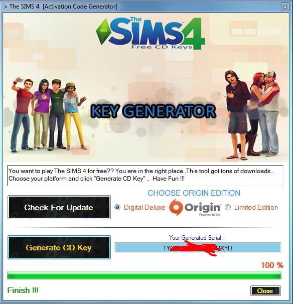 Sims 4 key generator for mac